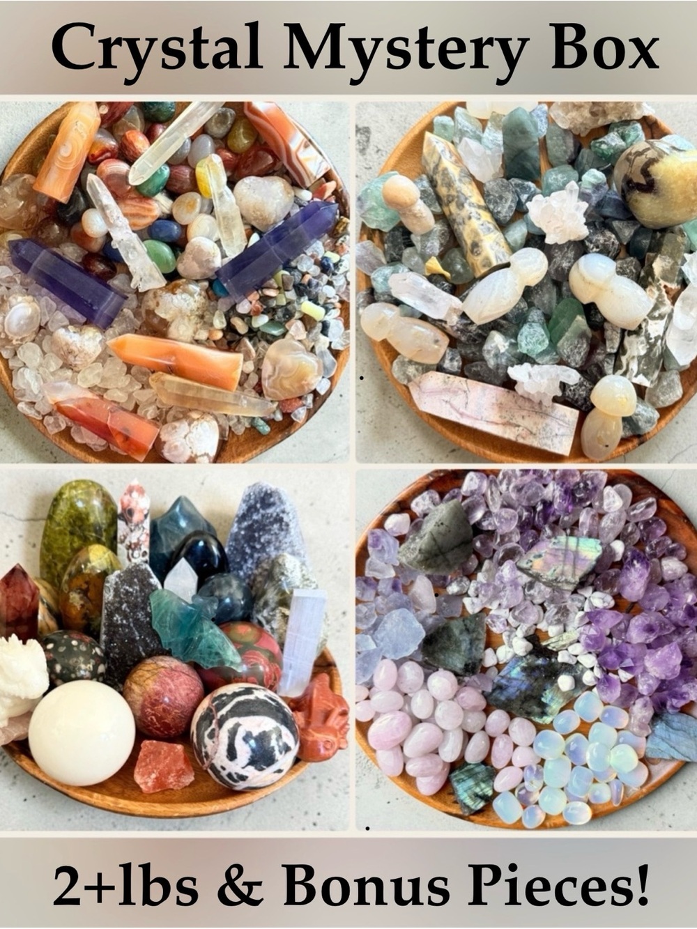 ULTIMATE Crystal Confetti Mystery Box — 2 lb + Bonuses Metaphysical Delight
